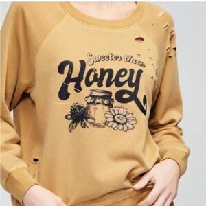 Wildfox Cozy Tan Knit Top